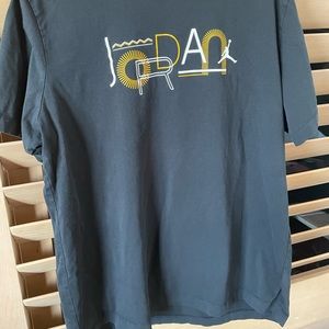 Used in good condition. Jordan mens xl black and gold t shirt